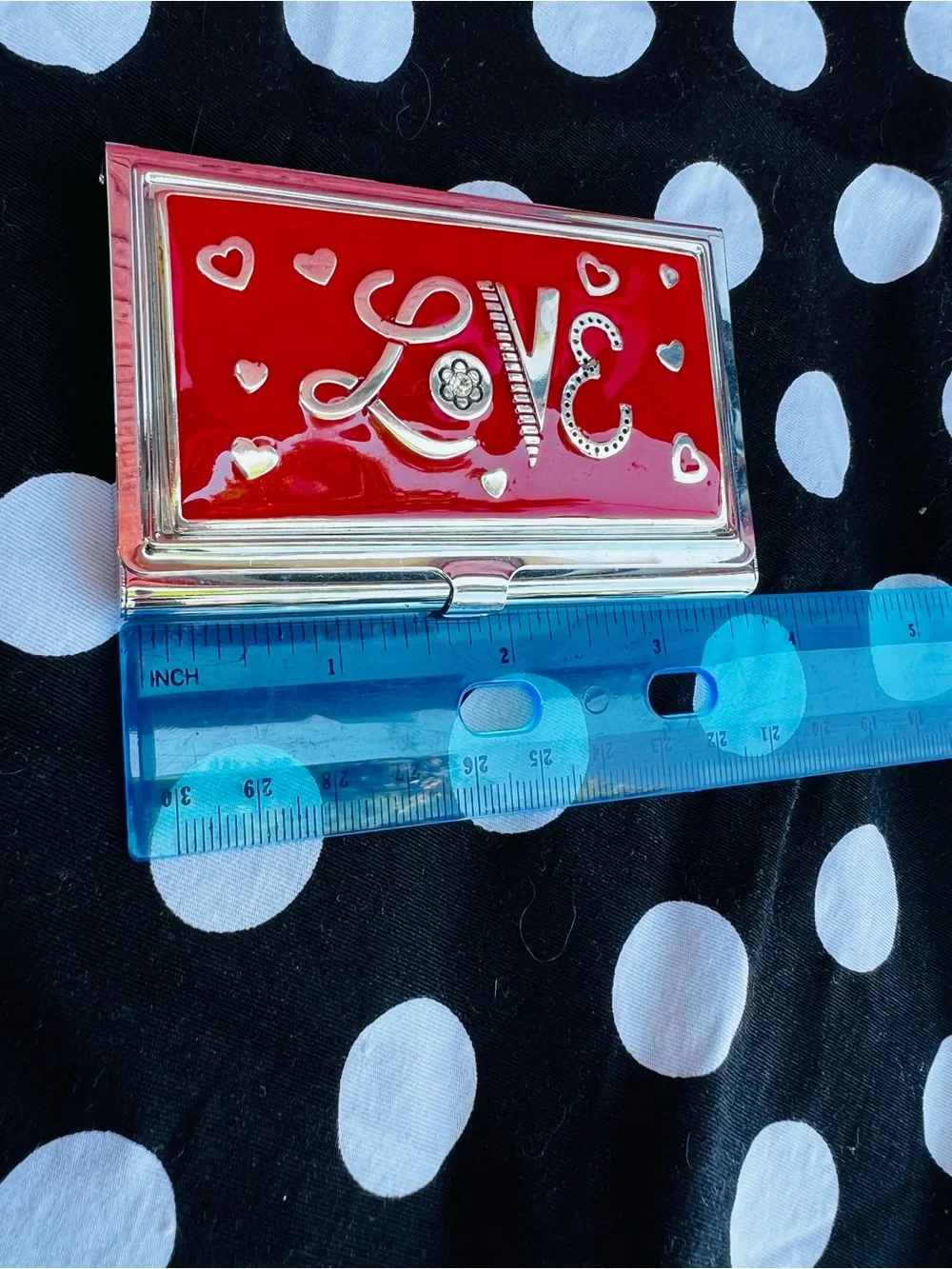 VINTAGE Brighton “HEARTLOVE CRDC” Card Case style E96180